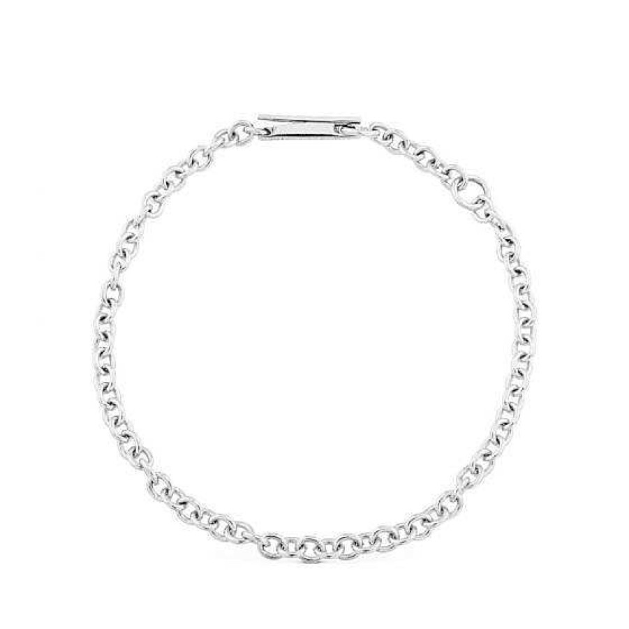 Joyas Chocrón | Pulsera Rollon De Oro Blanco