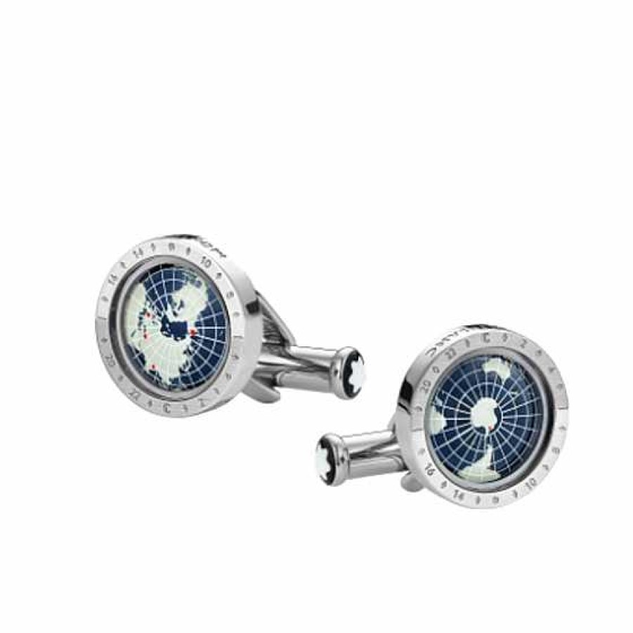 Accesorios Montblanc | Gemelos Montblanc 1858 Geosphere Gemelos Azules