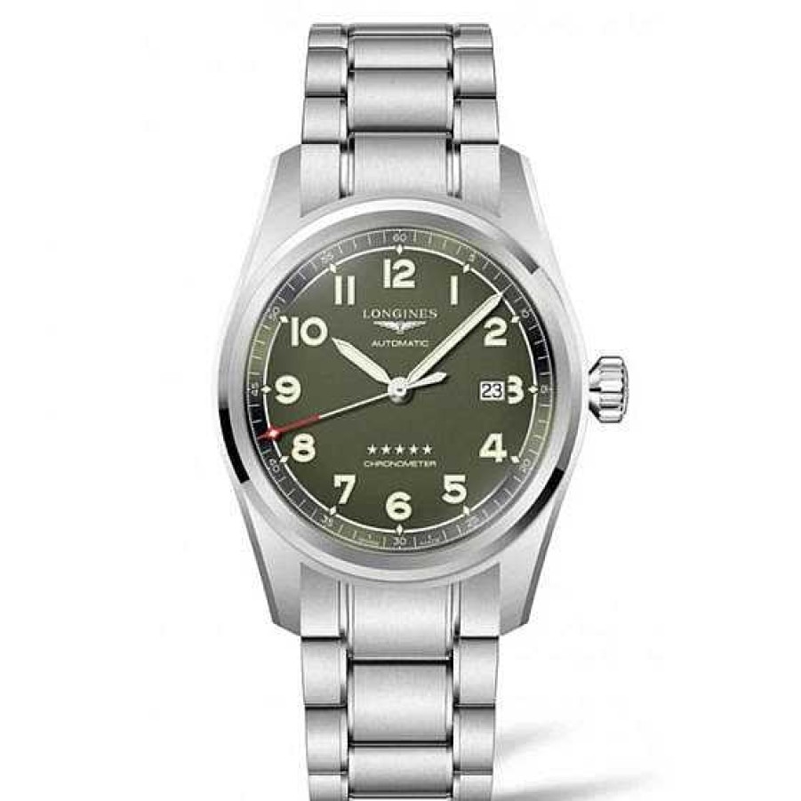 Relojes Longines | Longines Spirit Esfera Verde Barazalete 42Mm