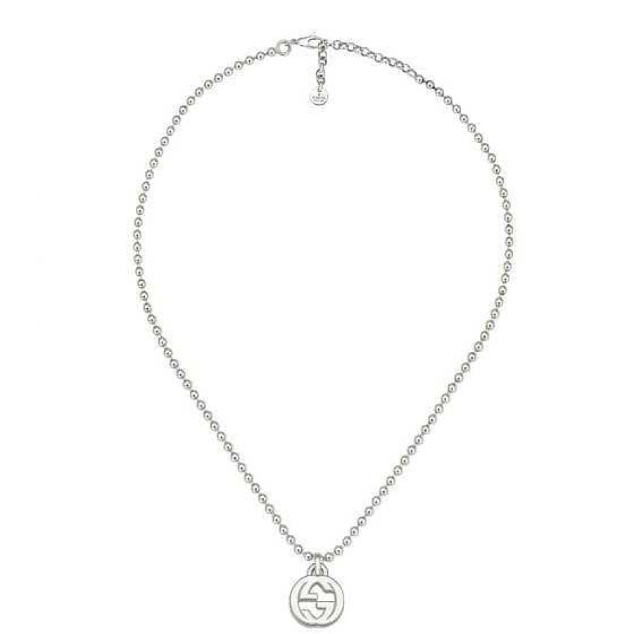 Joyas Gucci | Colgante De Plata Gucci Interlocking G (45 Cm)