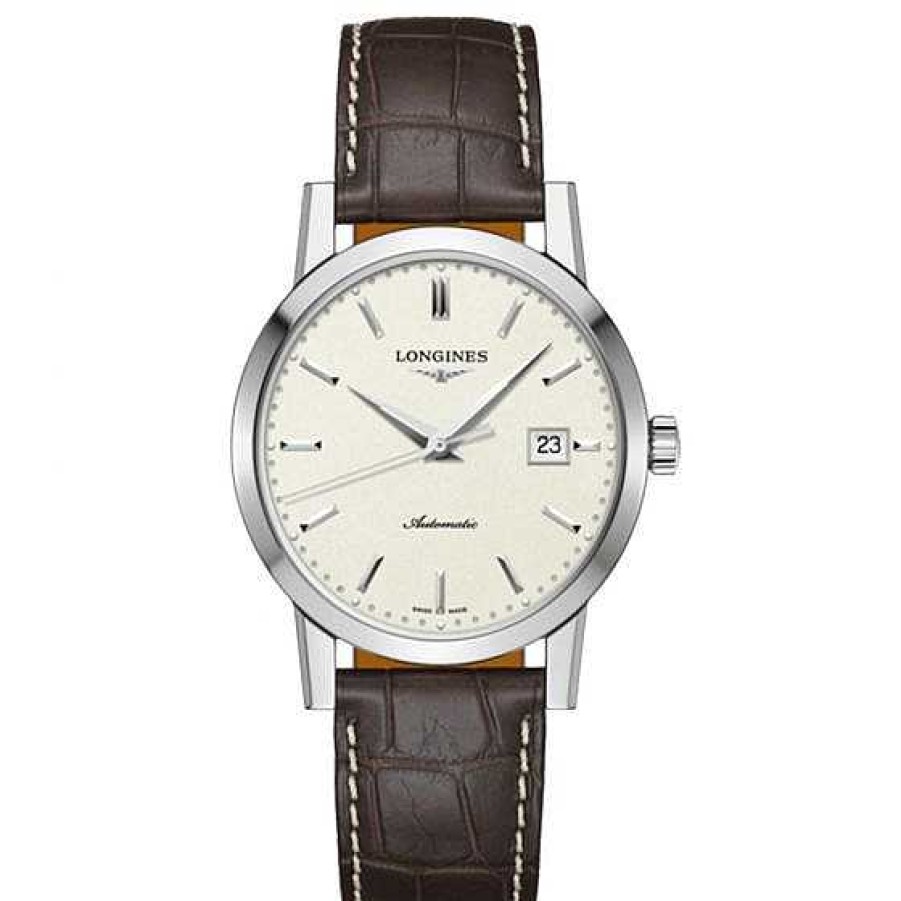 Relojes Longines | Longines Heritage 1832 En Acero Y Piel 40Mm