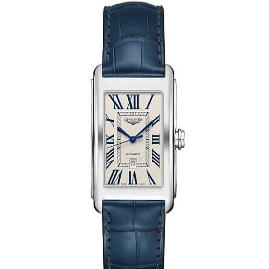 Relojes Longines | Longines Dolce Vita Acero Correa De Cocodrilo Azul