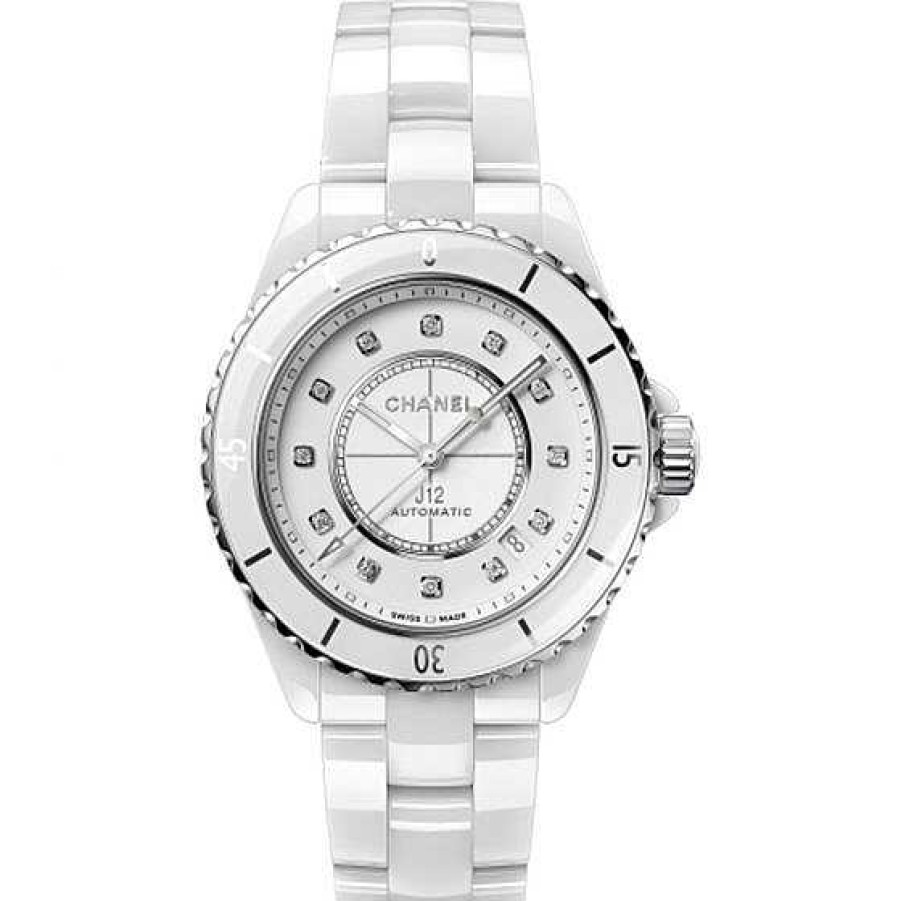 Relojes CHANEL | Chanel J12 Cer Mica Blanca, Acero Y Diamantes