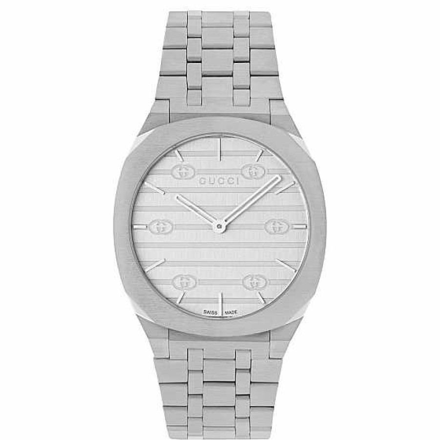 Relojes Gucci | Reloj Gucci 25H De 34 Mm Esfera Plata