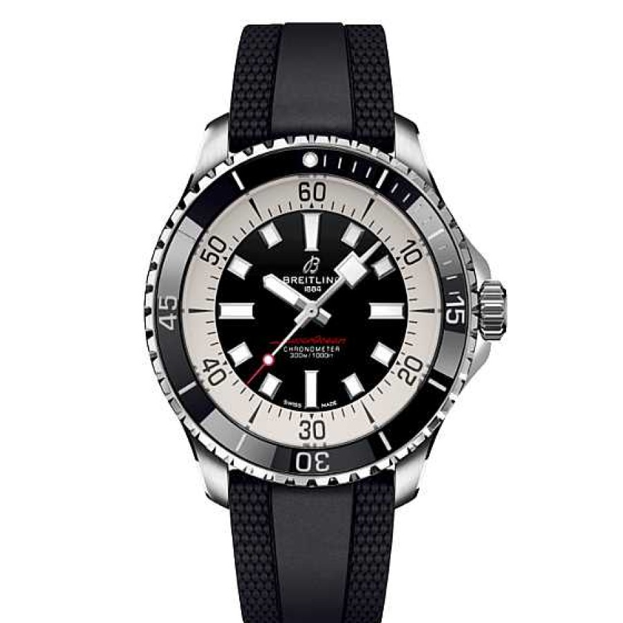 Relojes Breitling | Breitling Superocean Automatic 44 Esfera Negra Caucho