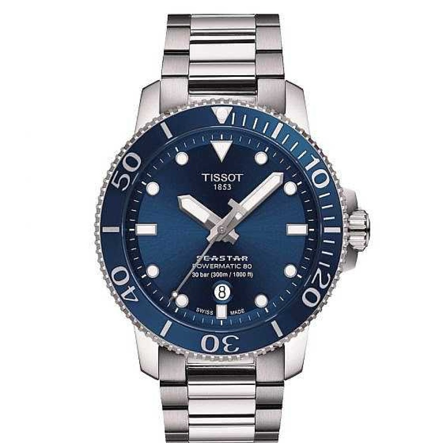 Relojes Tissot | Tissot Seastar 1000 Powermatic 80 Azul 43Mm