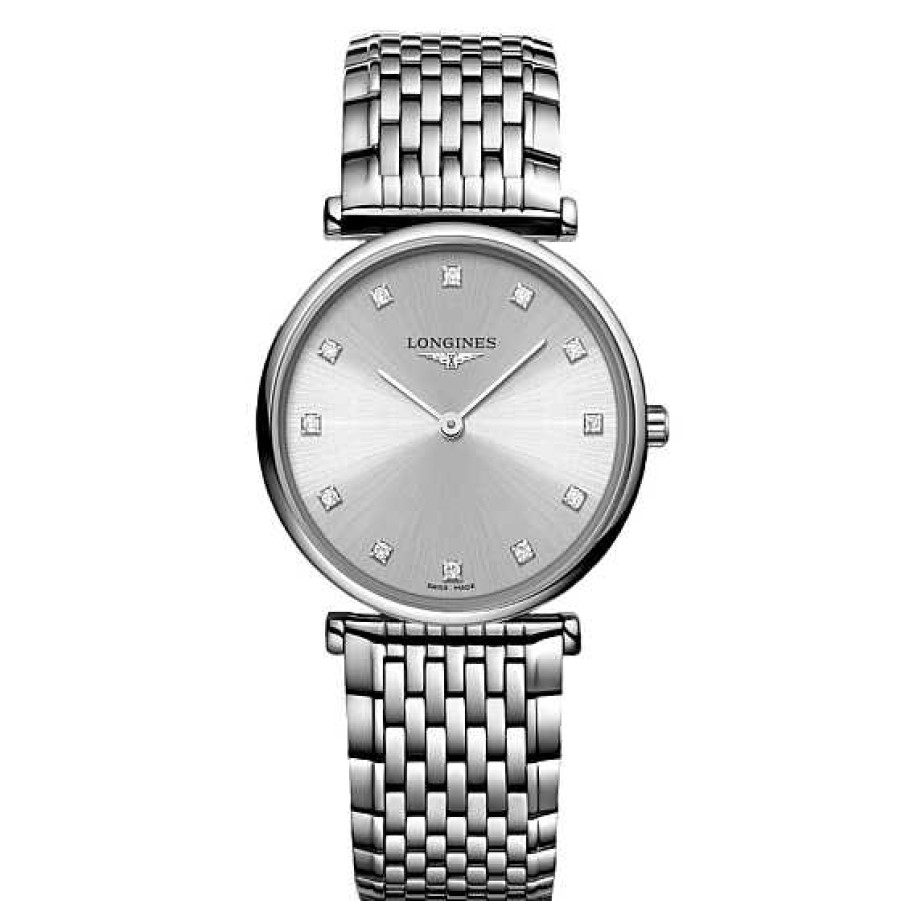 Relojes Longines | Longines La Grande Classique 30Mm Color Esfera Plata Y Diamantes