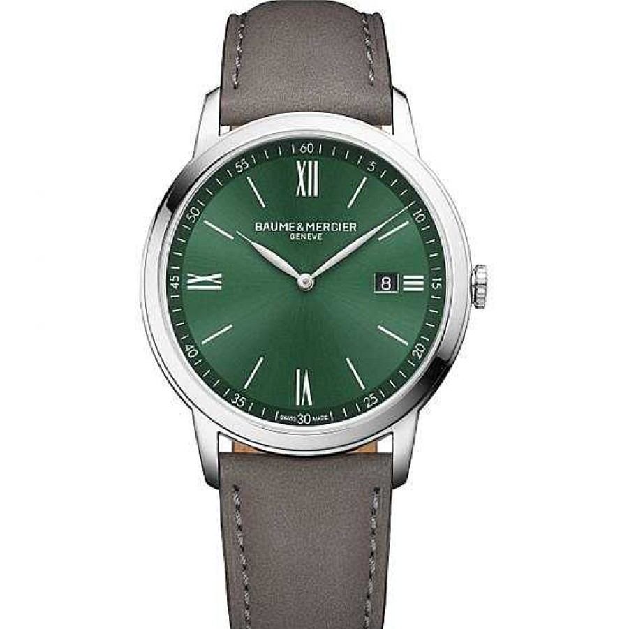 Relojes Baume et Mercier | Baume Et Mercier Classima 42Mm Esfera Verde