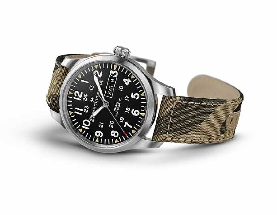 Relojes Hamilton | Hamilton Khaki Field Day-Date Auto Camuflaje