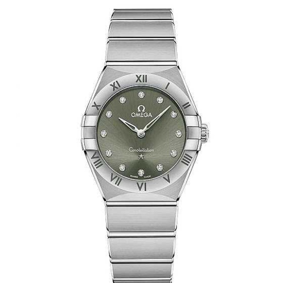 Relojes Ω OMEGA | Omega Constellation 28Mm Esfera Verde Y Diamantes Cuarzo