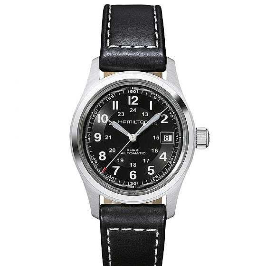 Relojes Hamilton | Hamilton Khaki Field Auto Acero 38 Mm Correa Negra