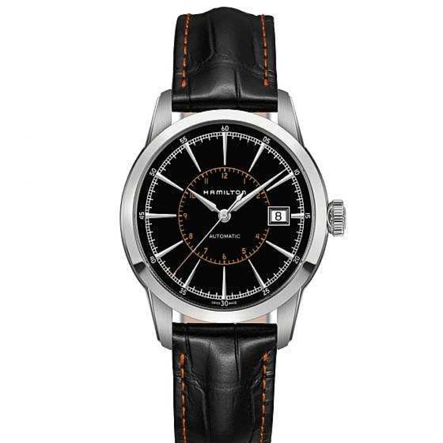 Relojes Hamilton | Hamilton American Classic Railroad Auto Piel