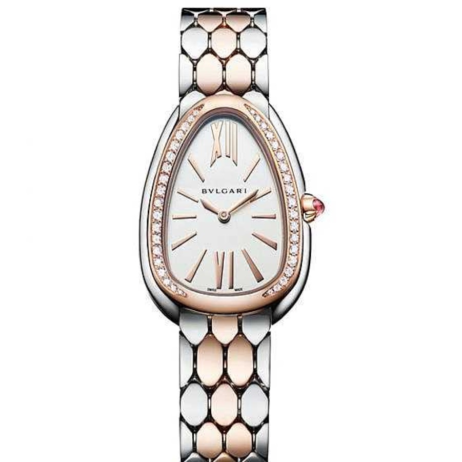 Relojes Bvlgari | Bulgari Serpenti Seduttori Acero Y Oro Rosa 33Mm