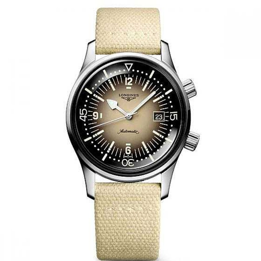 Relojes Longines | Longines Heritage Legend Diver 42Mm Beige