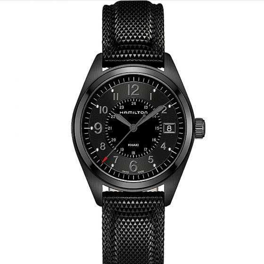 Relojes Hamilton | Reloj Hamilton Khaki Field Pvd Negro 40Mm