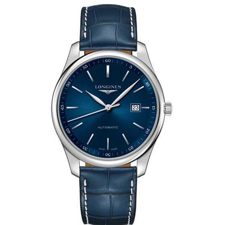 Relojes Longines | Longines Master Collection 42Mm En Azul Con Piel