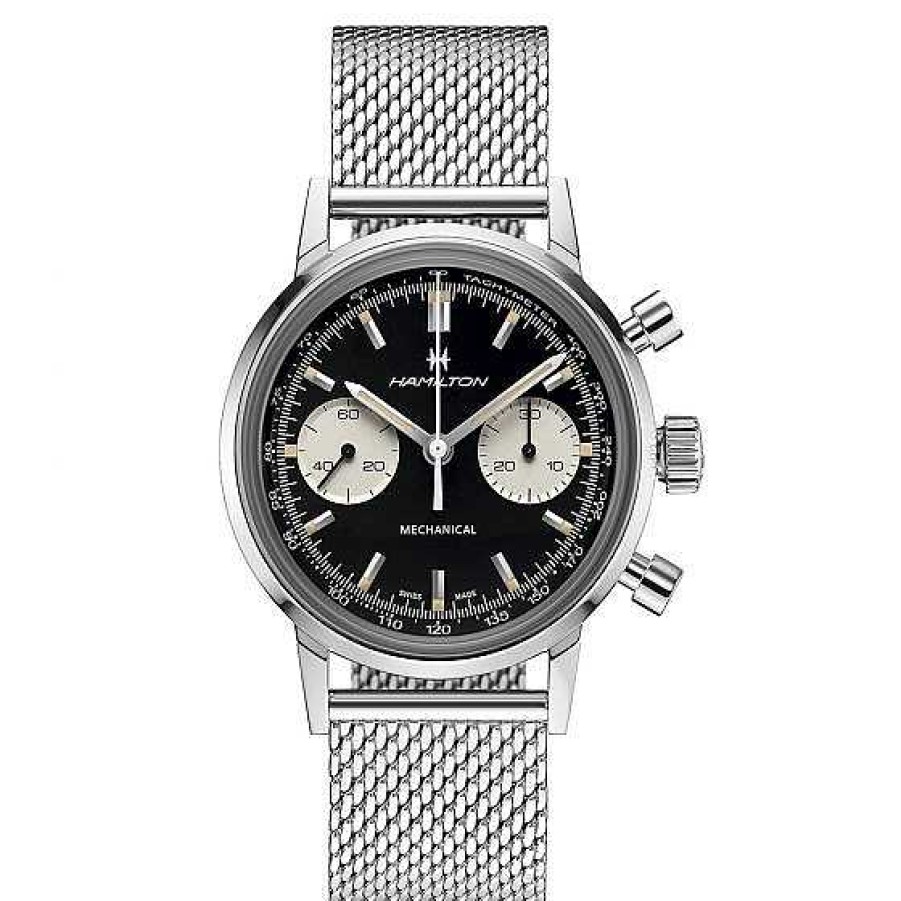 Relojes Hamilton | Reloj Hamilton American Classic Intra-Matic Chronograph H Esfera Negra