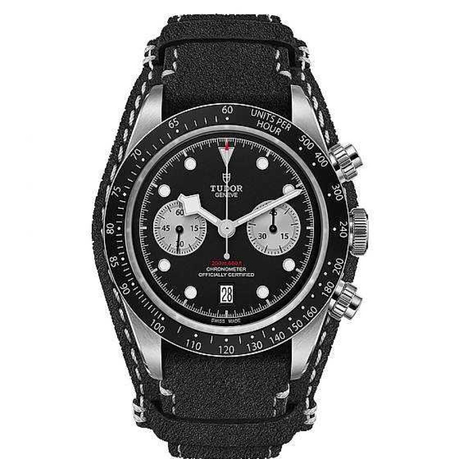 Relojes Tudor | Tudor Black Bay Chrono Acero Esfera Negra Cuero