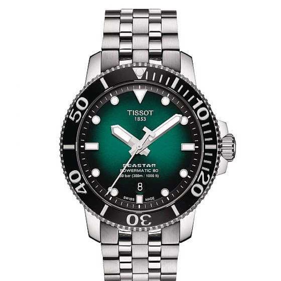 Relojes Tissot | Tissot Seastar 1000 Powermatic 80 Verde 43Mm