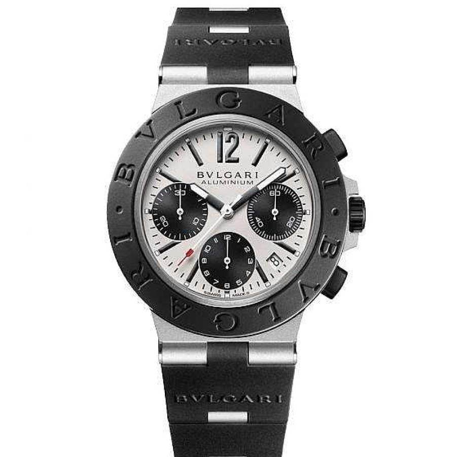 Relojes Bvlgari | Bulgari Aluminium Chrono Esfera Gris 41Mm