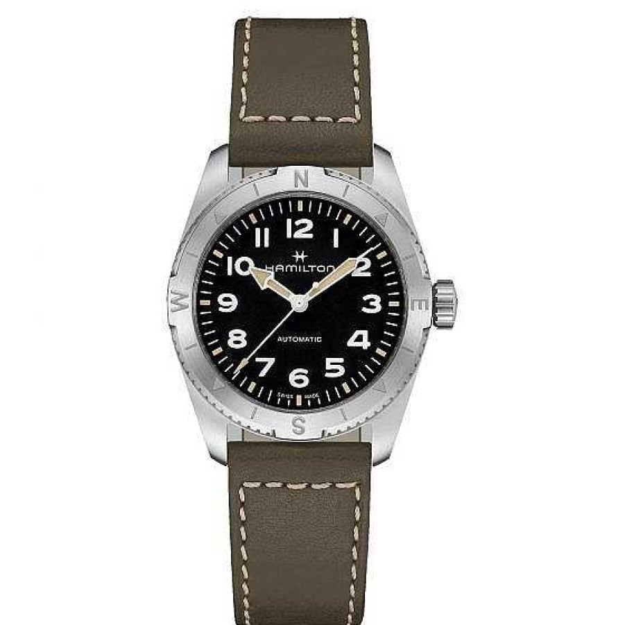 Relojes Hamilton | Hamilton Khaki Field Expedition Auto Negro Correa Marr N 37Mm