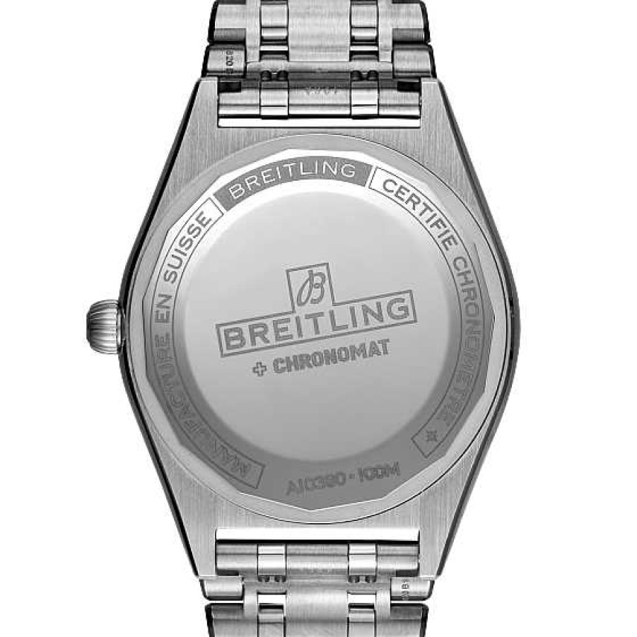 Relojes Breitling | Breitling Chronomat 36 Mm Esfera Verde Acero Y Diamantes Automatic