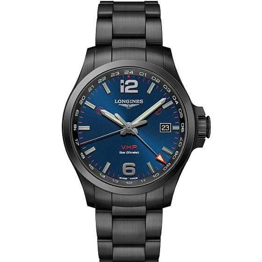 Relojes Longines | Longines Conquest Vhp Pvd Negro 43 Mm Cuarzo