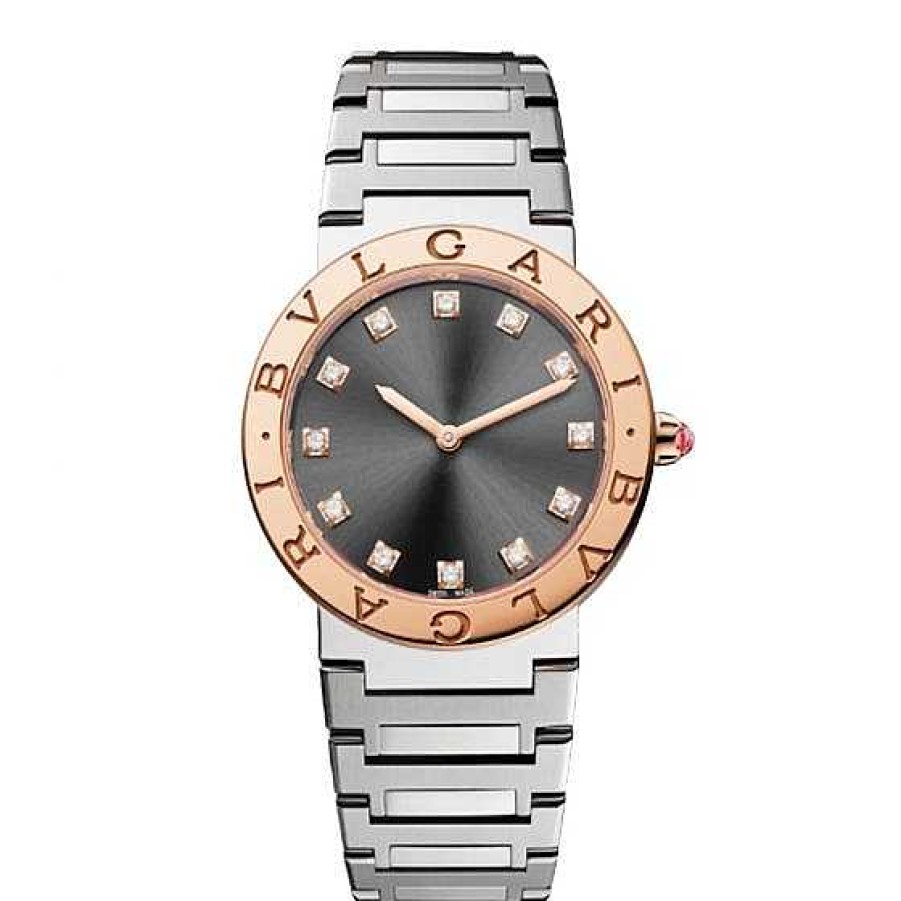 Relojes Bvlgari | Bulgari Bulgari 33Mm Bisel Oro Rosa Cuarzo