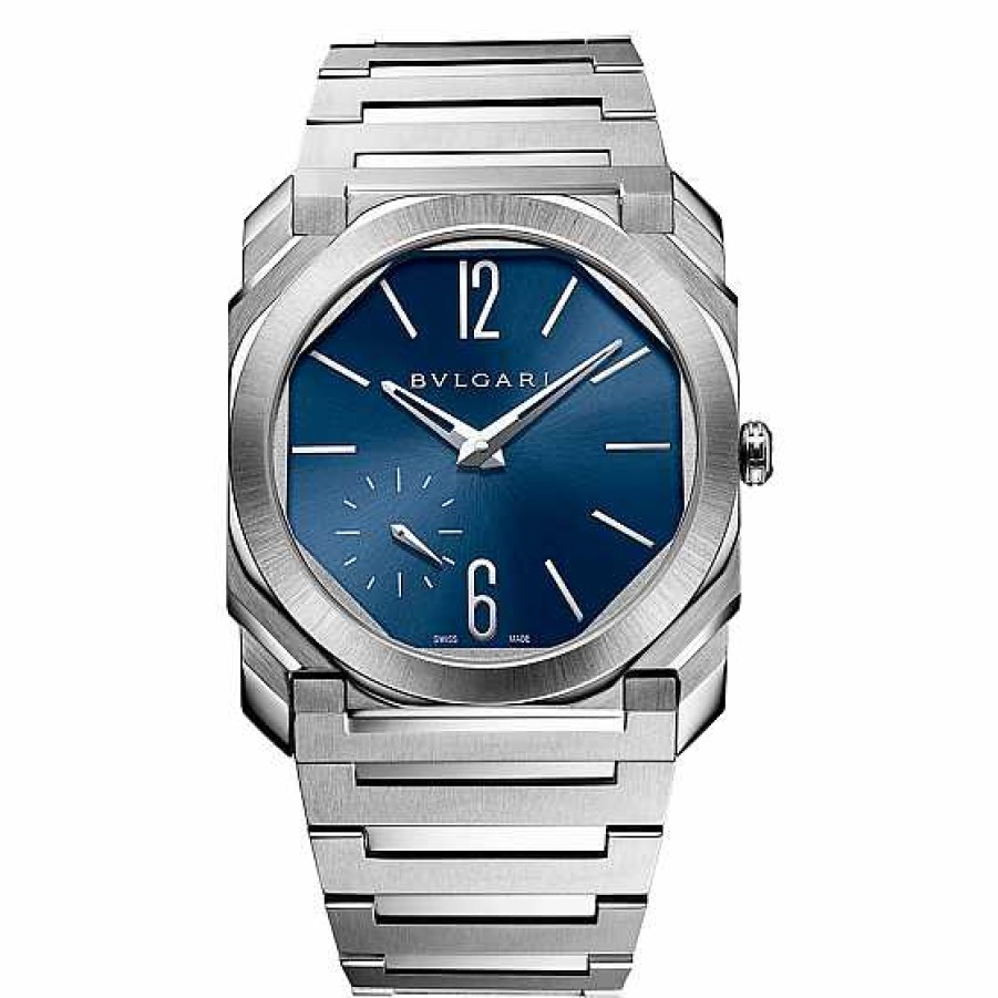 Relojes Bvlgari | Bulgari Octo Finnisimo Auto Esfera Azul 40Mm