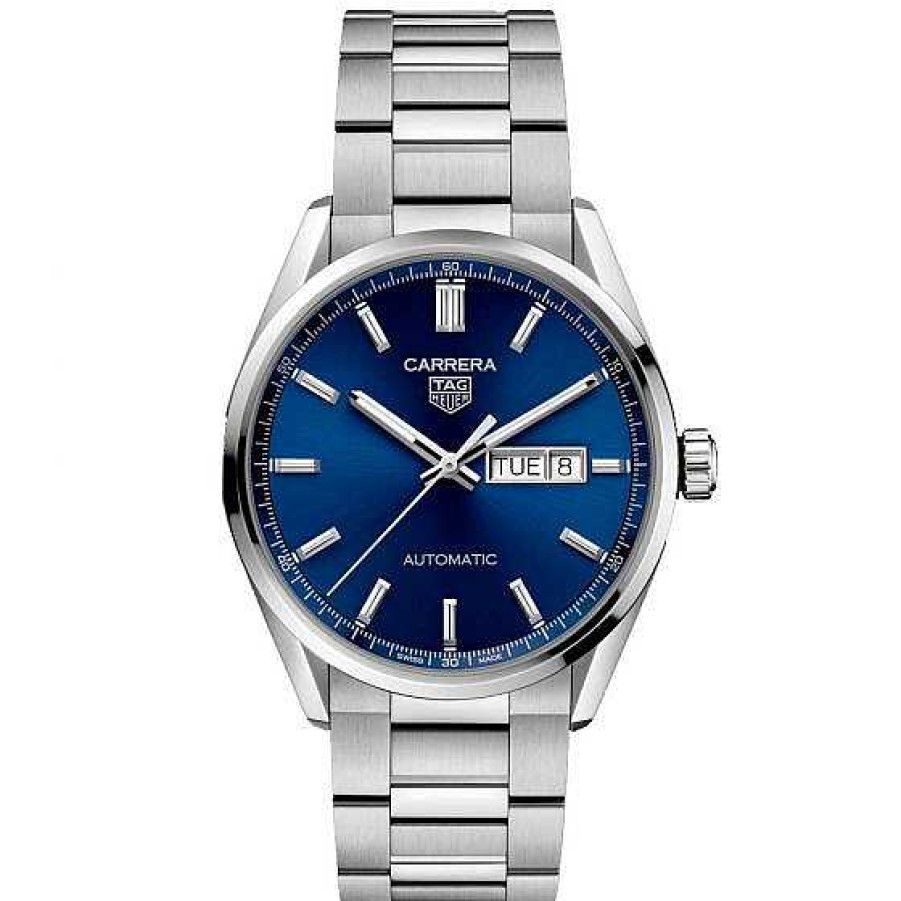 Relojes TAG Heuer | Tag Heuer Carrera Calibre 5 Autom Tico Day-Date 41 Mm Esfera Azul