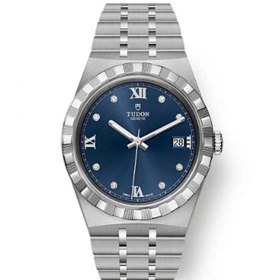 Relojes Tudor | Tudor Royal Esfera Azul Y Diamantes 34 Mm