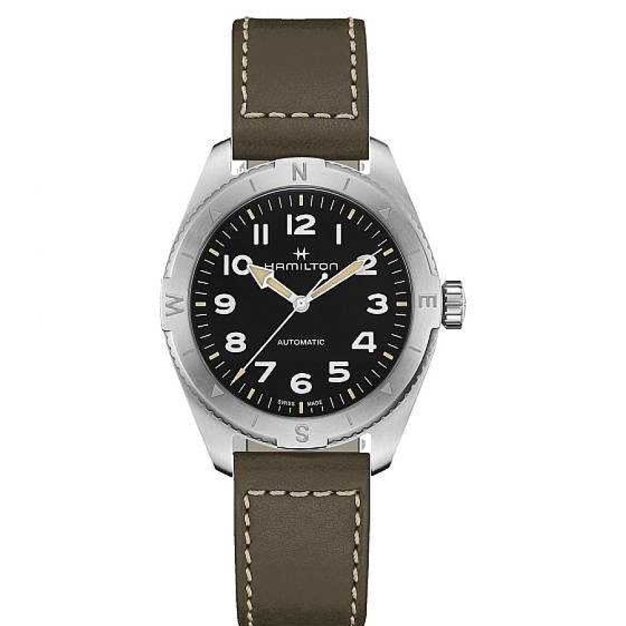 Relojes Hamilton | Hamilton Khaki Field Expedition Auto Negro Correa Marr N 41Mm