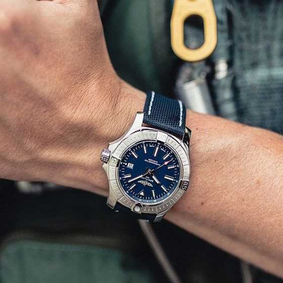 Relojes Breitling | Breitling Avenger Automatic Azul Correa Piel 43Mm