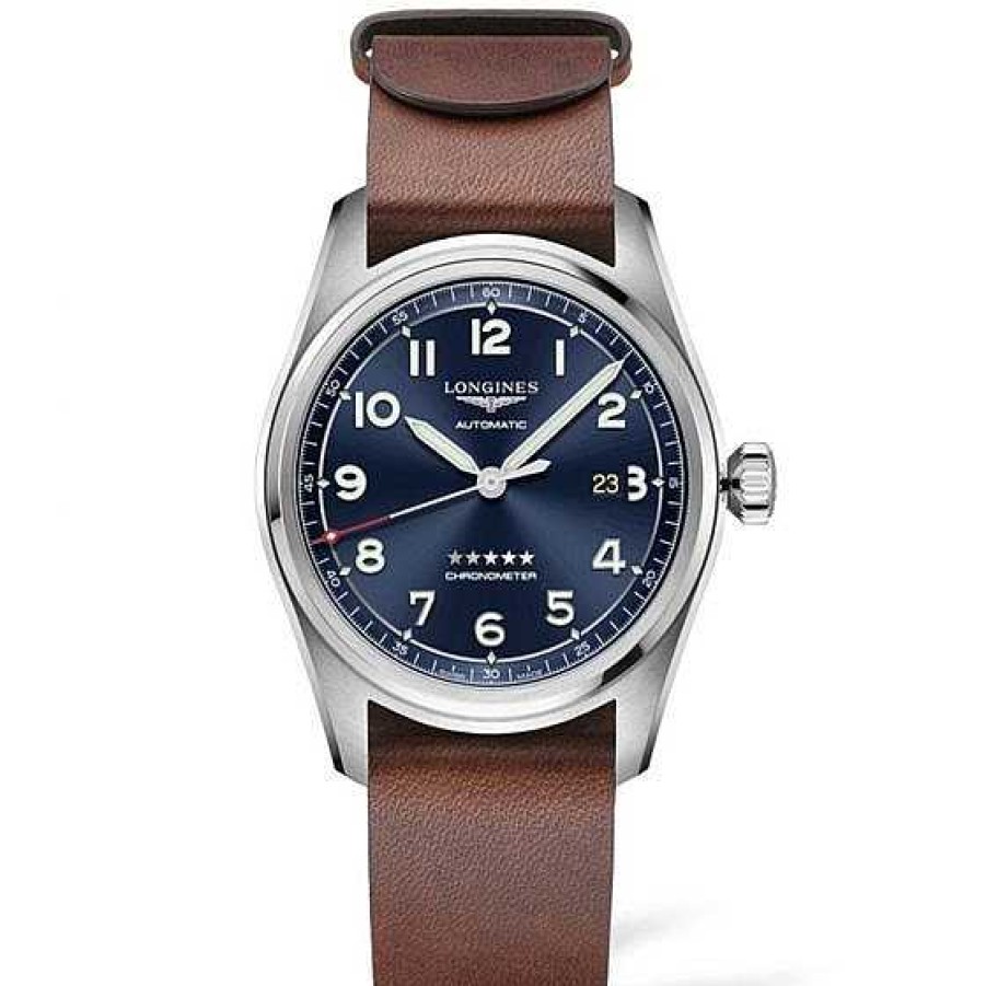 Relojes Longines | Longines Spirit Acero Esfera Azul 42 Mm Auto (Set Correas Intercambiables)