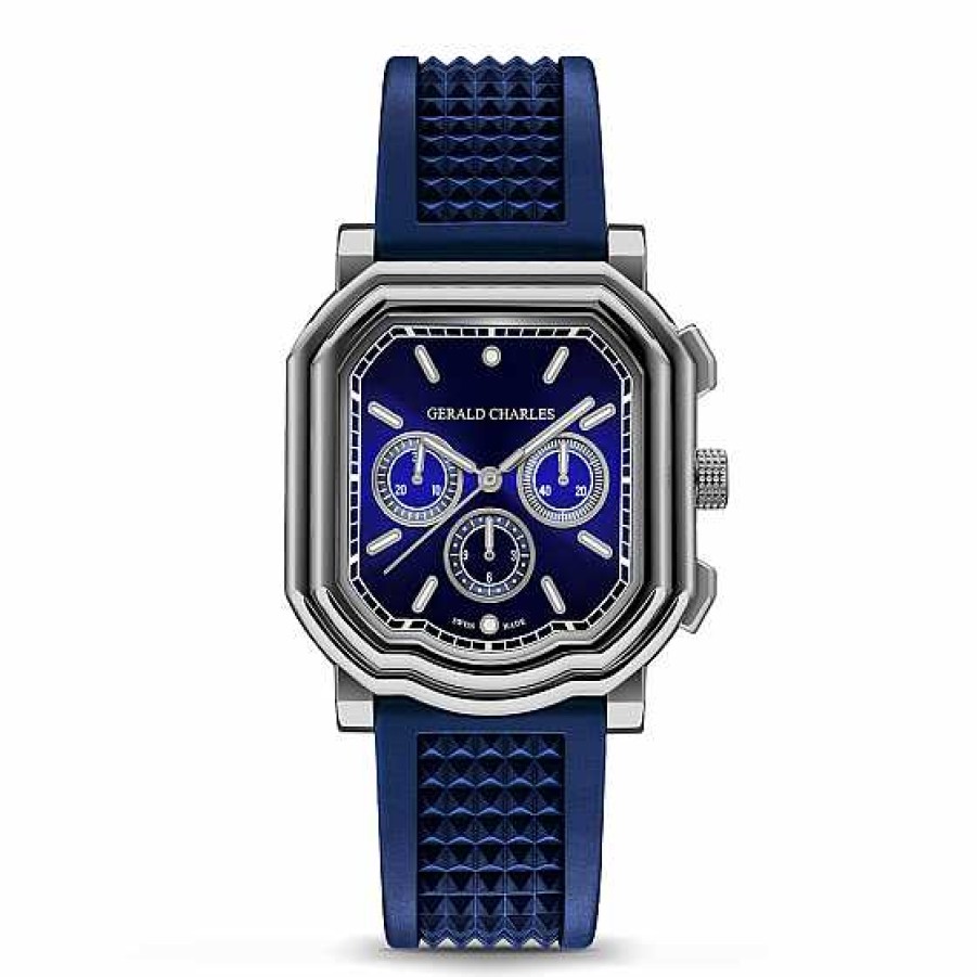 Relojes Gerald Charles | Gerald Charles Maestro 3.0 Titanio Crono Azul. Ed. Limitada