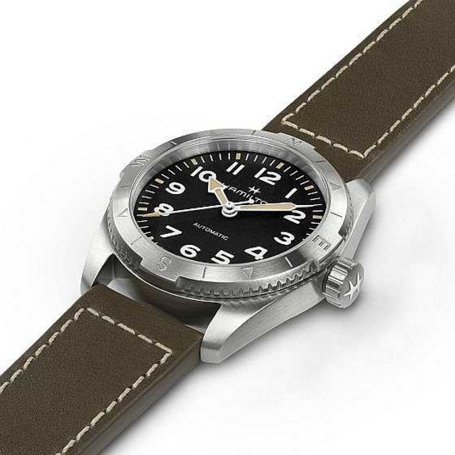 Relojes Hamilton | Hamilton Khaki Field Expedition Auto Negro Correa Marr N 37Mm