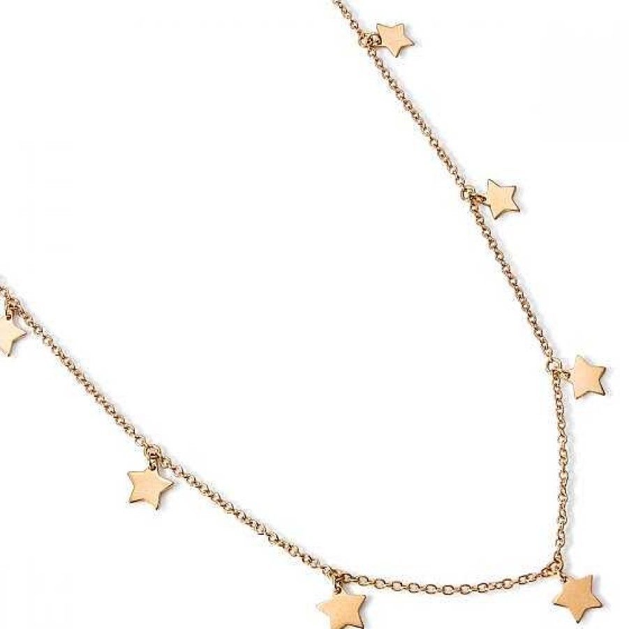 Joyas Chocrón | Colgante "Magic Stars" De Oro Rosa Con Estrellas