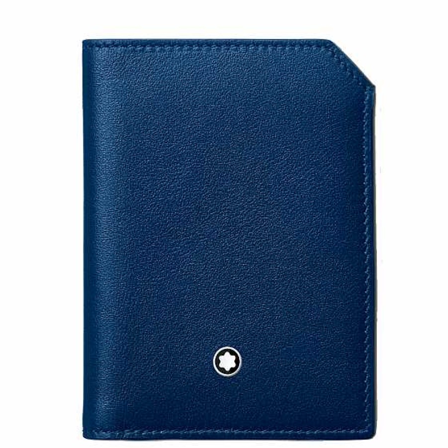 Accesorios Montblanc | Minicartera Montblanc Meisterst Ck Selection Soft Para 4 Tarjetas Azul