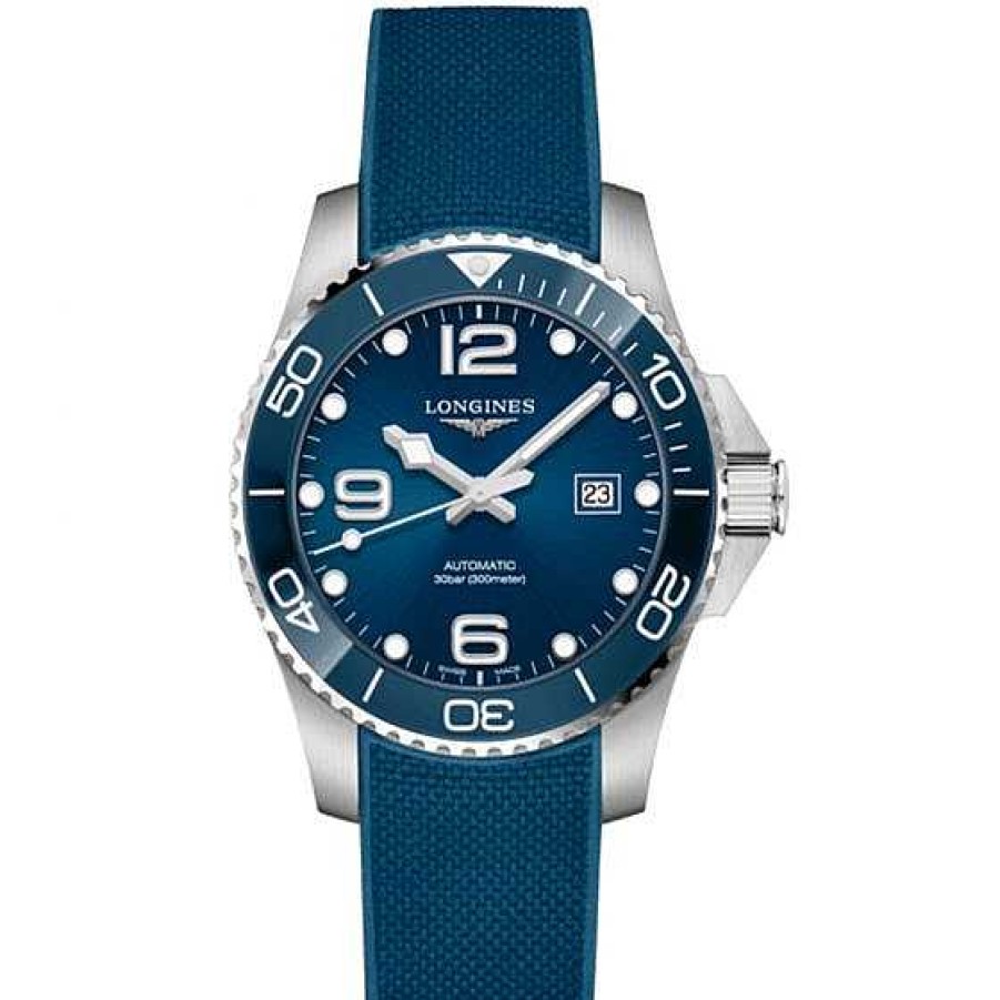 Relojes Longines | Longines Hydroconquest 43Mm Caucho Azul Autom Tico