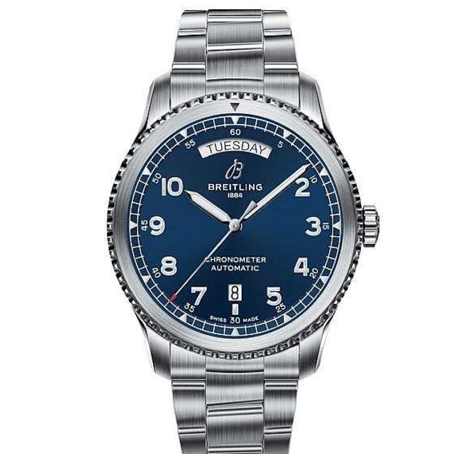 Relojes Breitling | Breitling Aviator 8 Automatic Day&Date 41 Mm Azul