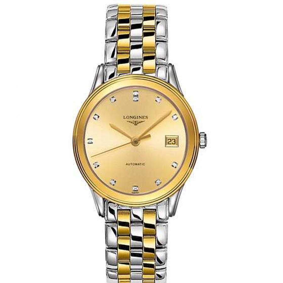 Relojes Longines | Longines Flagship Acero Y Pvd Amarillo 35,60 Mm