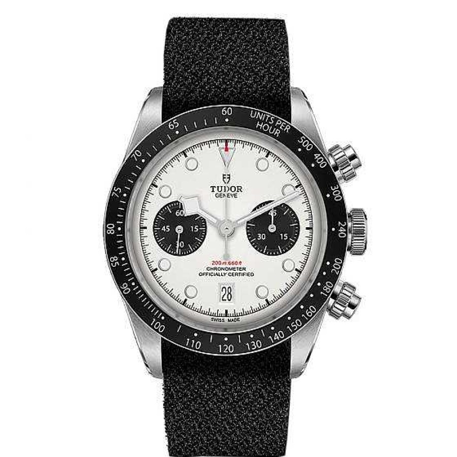 Relojes Tudor | Tudor Black Bay Chrono Acero Esfera Blanca Tejido