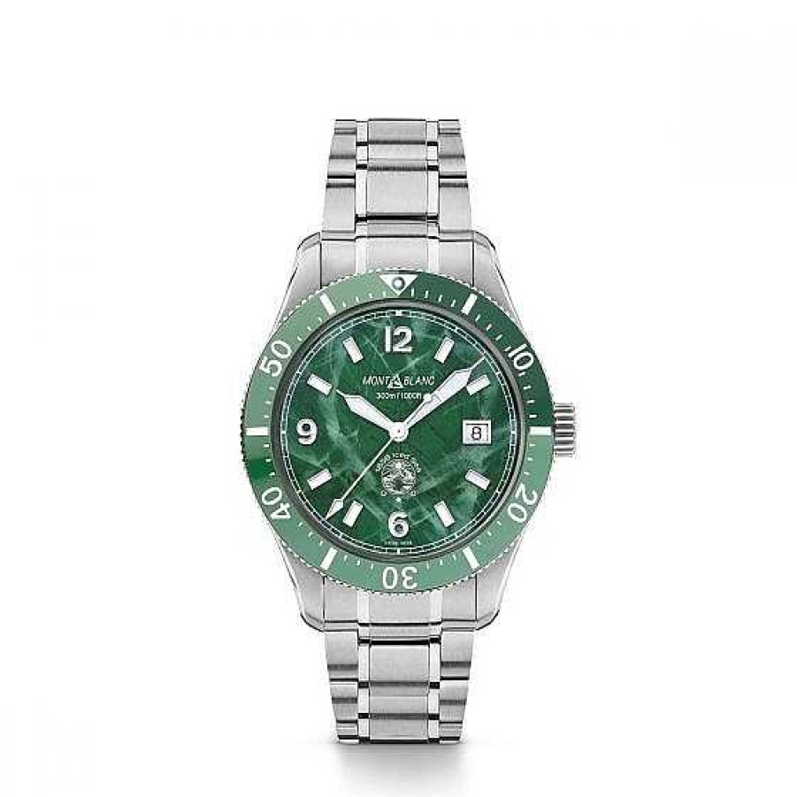 Relojes Montblanc | Montblanc 1858 Iced Sea Automatic Date Esfera Verde