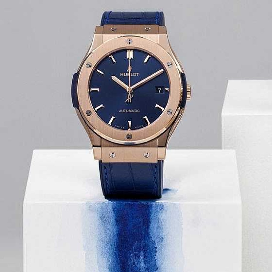 Relojes Hublot | Reloj Hublot Classic Fusion King Gold Azul 42Mm Caucho