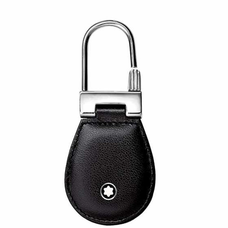 Accesorios Montblanc | Llavero Montblanc Meisterst Ck Piel Negra