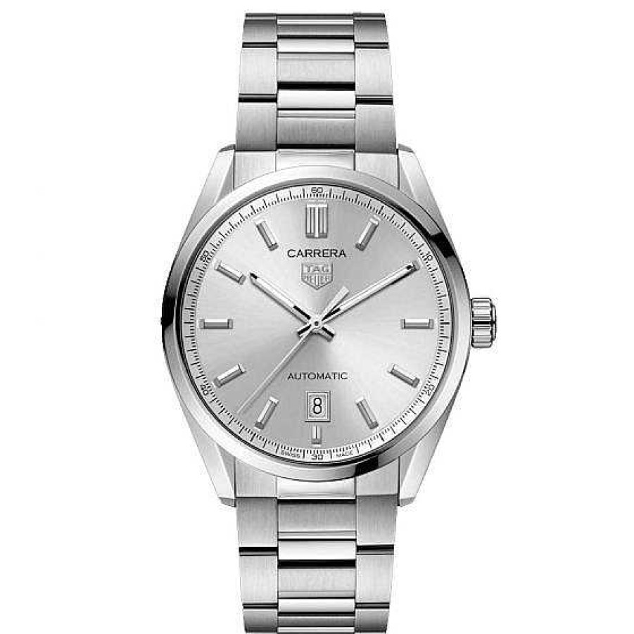 Relojes TAG Heuer | Tag Heuer Carrera Calibre 5 Autom Tico 39 Mm Esfera Plata