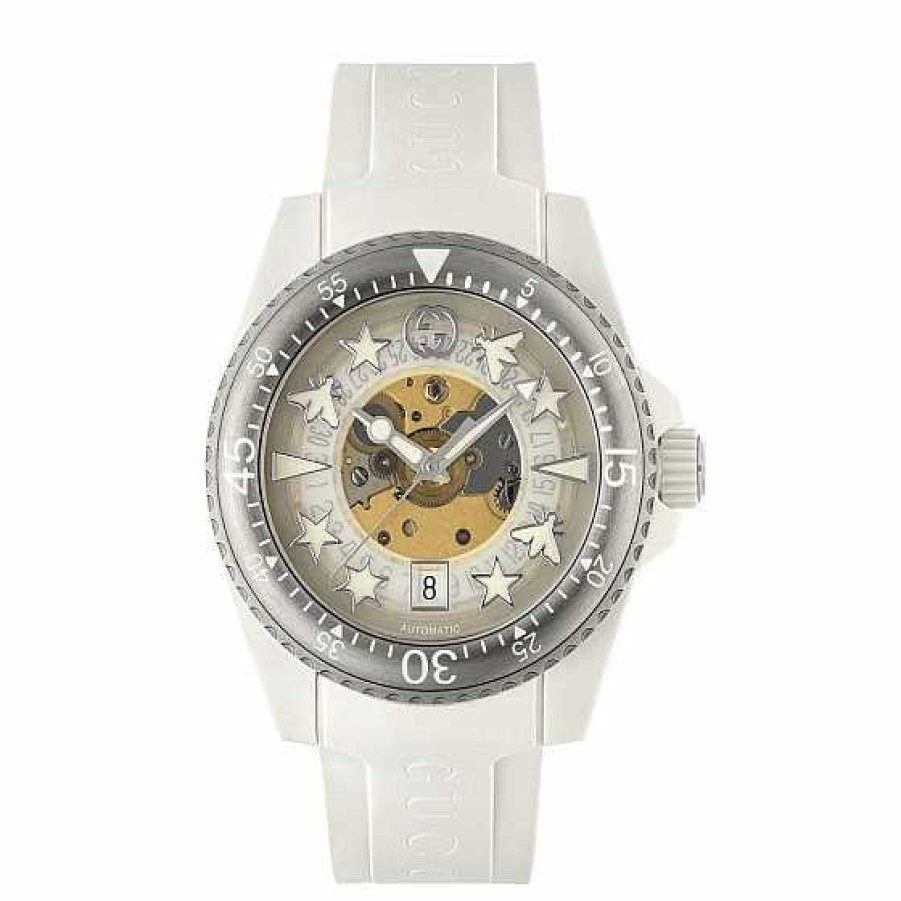 Relojes Gucci | Reloj Gucci Dive 40Mm Blanco Autom Tico