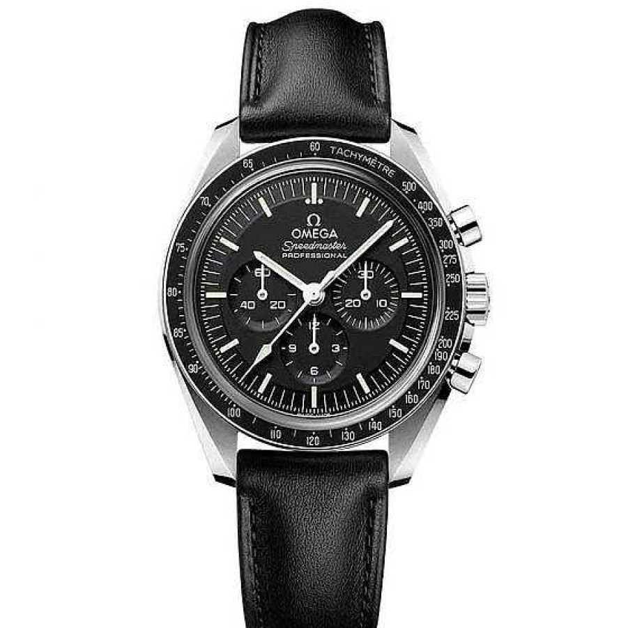 Relojes Ω OMEGA | Omega Speedmaster Moonwatch Zafiro Piel