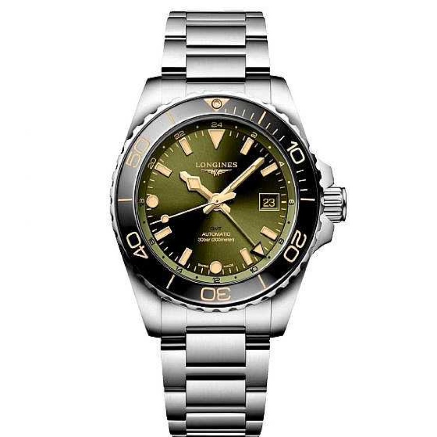 Relojes Longines | Longines Hydroconquest Gmt Verde 41Mm