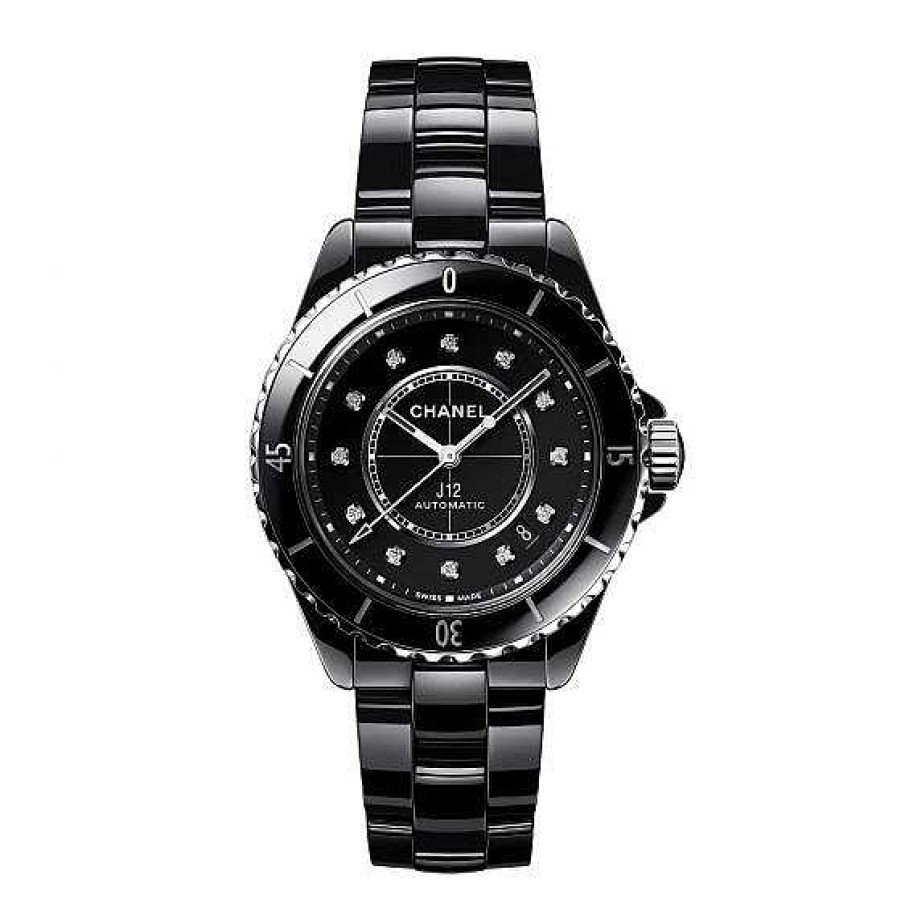 Relojes CHANEL | Chanel J12 Calibre 12.1 Negro Con Diamantes 38Mm